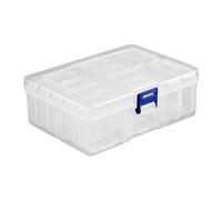 CarpNettore Petite Boîte de Rangement Transparente pour Perles et Boucles d'oreilles, avec Couvercle. Compacte en Polypropylène (PP), Elle Convient Aux Loisir