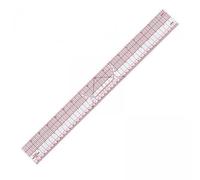 CarpNettore Règle de Gradation 2x, Règle de Tailleur avec échelle Transparente B95, Règle de Couture Métrique et Impériale, Règle pour La Confection de Patrons et, 5 pièces