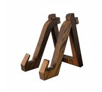 CarpNettore Support Livre Porte-livre Socle Bois Tripode Organisateur Portable Structure Détachable pour Lecture Adapté pour Bureau Maison Décoration Présentation, L