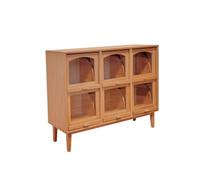 CarpNettore Vitrine Miniature Compact Armoire Miniature Rustique Armoire Ppée Portails pr Diorama, Maqute, Style B