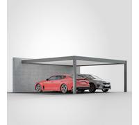 Carport 4x5 m en aluminium - Abri voiture grande largeur