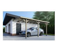 Carport, abri de voiture 3x5,24 m - 15 m2 - couverture PVC - CAR7-2PVCTR