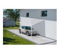 Cazeboo Carport/Pergola adossée 9m² KLEO 3x3m Aluminium Blanc