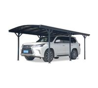 Carport Aluminium Longue Voiture 3 x 5,76 m - Gris Anthracite