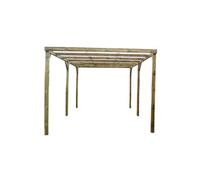 Carport autoclavé 14.99 m2 bois car 3051a2