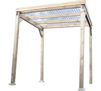 Carport Autoclavé 4.00 M2 Bois - CAR2020TA