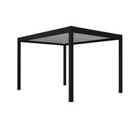 Carport autoportant aluminium - noir 3x2m - Protection voiture 3015x2058mm fenetre24.com