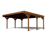 Carport Bois 2 Voitures 30,9 m² Victor