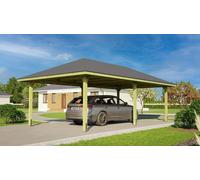 Carport Bois 3,33 x 5,84 m - Weka ARGENTIÈRA