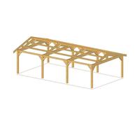 Carport Bois 5,5 x 8,0 m - CPBF Franche-Comté