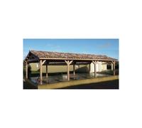 Carport Bois 5,5 x 9,5 m - CPBF Franche-Comté