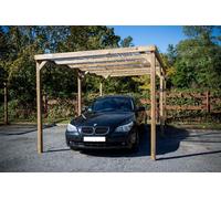 Carport Bois Autoclavé Couvert 3,0 x 5,0 m - Foresta TOUNO