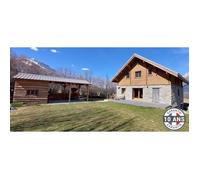 Carport Bois Douglas Français 40 m² - 2 pentes - 8 poteaux - Abri voiture extérieur - Garantie 10 ans