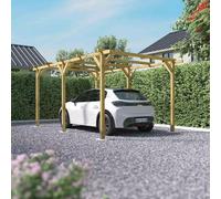 Cerland Carport en bois Henri simple autoclave 15,4 m²
