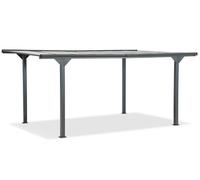 Carport en aluminium Lombardia 3x5,8 Garden Point anthracite