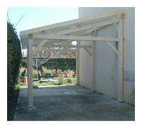 Carport en Bois 3,5 x 5,5 m - Foresta ARVIUS Monopente