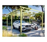 Carport En Bois Nanterre 510 X 300 Cm - Maderland Multicolore