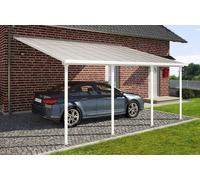 Carport Feria Palram - Auvent 4 x 6,06 m blanc