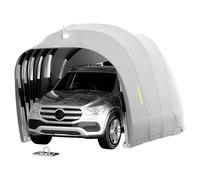 Carport pliable mobile en acier inoxydable, abris de voiture | Carport Imperméable Anti-UV avec Verrou au Sol, pour SUV, Cour
