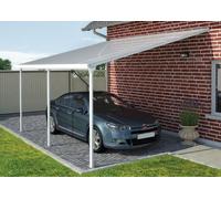Carport polycarbonate Feria Palram - Canopia 3 x 6,1 m blanc