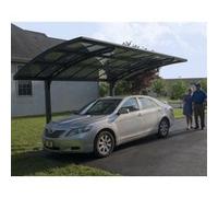 Palram Carport simple 704229 - 14,3 m² (4,95 x 2,89 m) - Gris anthracite