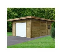 Carport solid vert