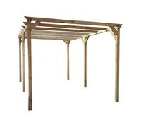Carport Voiture en Bois Solar II 3 x 5 x 2.4