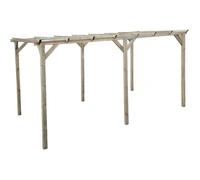 Carport Voiture en Bois Sunny 3 x 5 m