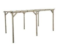 Carport voiture en bois ""Sunny"" 3 x 5 m