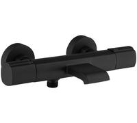 Carra mitigeur bain-douche thermostatique noir Essebagno