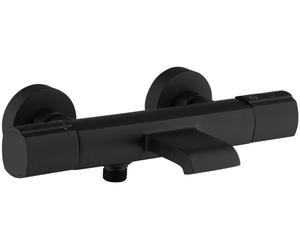 Carra mitigeur bain-douche thermostatique noir Essebagno