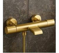 Carra Mitigeur Bain-douche Thermostatique - Or brossé - Essebagno