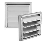 Carré de Grille de Ventilation Murale en Acier Inoxydable, Argent, Sortie du Ventilateur extracteur pour sèche-Linge