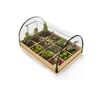Carré potager 12 compartiments + housse serre châssis