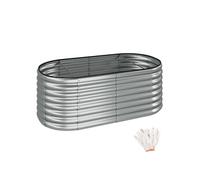 Carré potager FLORMMA 160 x 80 x 60 cm - argent