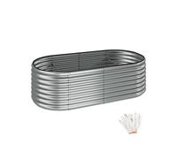 Carré potager FLORMMA 200x100x60 cm - argent