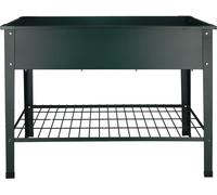 Carré potager avec étagère en métal - Vert - Taille L - L 100,5 x l 40,5 x H 80,5 cm