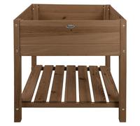 Carré potager en bois - 78,8 x 78,8 x 78 cm - Marron