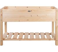 Carré potager en bois naturel L - L 40,6 x l 118,6 x H 78 cm - Beige
