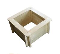 Carre potager exterieur bois - 58x58xh35 cm
