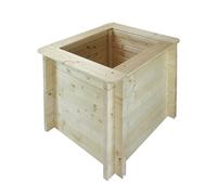 Carre potager exterieur bois - 58x58xh57 cm