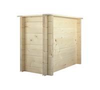 Carre potager exterieur bois - 78x38xh57 cm