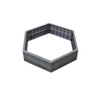 GARANTIA Carré potager ERGO Wood - set de 6 parois avec fixations