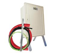 Carré Rouge - Coffret Compteur de Chantier 30/45/60A “Souterrain”, Bornier IP2X, Pack 3m - Compatible Raccordement ENEDIS, Fabrication Française - 49x35x20cm