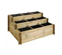 carre UP' 3 étages - 9 cases - 371 L. - géotextile