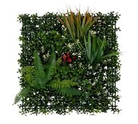 Carré Végétal Artificiel Tropical Izy 50cm Vert