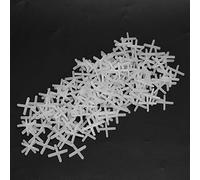 Carreau Carreleur Espaceur 2000pcs, Taille 2mm/2.5mm (2mm) | Matériau PE durable, outil de nivellement de carrelage réutilisable, adapté à un espacement précis