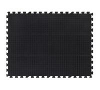 Carreau de sol - VIDAXL - 90x120 cm - Caoutchouc noir - 12 mm - Antidérapant