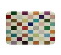 Carreaux À Carreaux Arc-en-Ciel, Carreaux Géométriques À Damier Originaux, Vichy Tapis Entree Entretien Simple Tapis D'Entrée Antidérapant Tapis pour Entrée pour Cuisine 40x60Cm