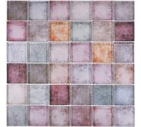 Carreaux de mosaïque carrés de couleur - Pour cuisine, salle de bain